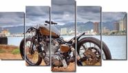 Quadro Decorativo Moto Harley Davidson 5 Peças