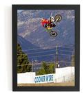 Quadro Decorativo Motocross Mx Foto Poster Com Moldura