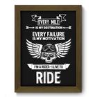 Quadro Decorativo - Motorcycle - 19cm x 25cm - 200qddm