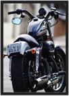 Quadro Decorativo Motos Antigas Motocicletas Vintage Retrô Decorações Com Moldura G02