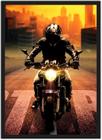 Quadro Decorativo Motos Antigas Motocicletas Vintage Retrô Decorações Com Moldura G03