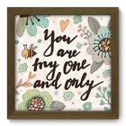 Quadro Decorativo - My One - 22cm x 22cm - 035qdom