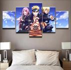 Quadro decorativo emoldurado Akatsuki Nuvem Vermelha Naruto Arte para  quarto sala