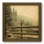 Quadro Decorativo - Neve - 22cm x 22cm - 010qdpm