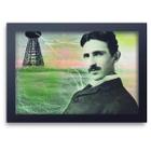 Quadro Decorativo Nikolas Tesla 01 Mdf 30X20Cm