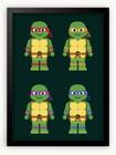 Quadro Decorativo Ninja Turtles Toy A3 30x42cm