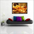 Quadro Decorativo Padaria Cafeteria Pães Bolos Gourmet Decorações Com Moldura