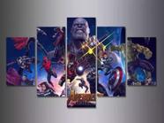 Quadro Decorativo Painel Avengers Vingadores Guerra Infinita "