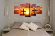 Quadro Decorativo Painel cruz por do sol"