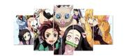 Quadro Decorativo Painel Demon Slayer Kimetsu No Yaiba"