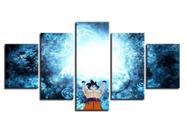 Quadro Decorativo Painel Dragon Ball Goku Magia"