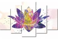 Quadro Decorativo Painel Flor De Lotus"