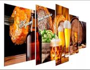 Quadro Decorativo Painel Jantar Área Churrasco E Cerveja"