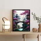 Quadro Decorativo Paisagem Do Japão 45x34cm - com vidro