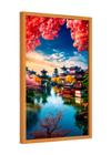 Quadro decorativo - paisagem oriental lago