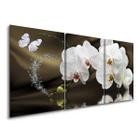 Quadro Decorativo para Sala Orquídea Branca Parede Quarto