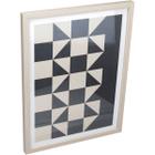 QUADRO DECORATIVO PAREDE SALA HOME&CO MDF 39x29x2cm PRETO