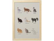 Quadro Decorativo Pet Lovers Nomes Gatos