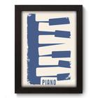 Quadro Decorativo - Piano - 19cm x 25cm - 106qdgp