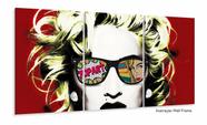 Quadro Decorativo Pop Art Madona 3 peças 120x60 sala