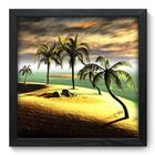 Quadro Decorativo - Praia - 33cm x 33cm - 094qnpbp