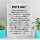 Quadro Decorativo Quem ÉJesus 33x24cm