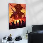 Quadro Decorativo Red Dead Redemption 2 Mdf 27x20cm