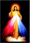Quadro Decorativo Religioso Católico Divina Misericórdia Jesus Com Moldura RC097