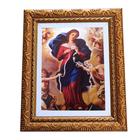 Quadro Decorativo Religioso N Sra Desatadora A4 Luxo Premium