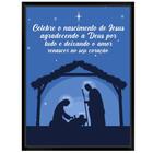 Quadro Decorativo Religioso Nascimento de Jesus A3 - FR114