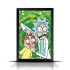 Quadro Decorativo Mosaico Rick Morty Breaking Bad 158x65