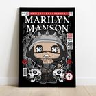 Quadro Decorativo Rock MDF Marilyn Manson RO025