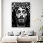 Quadro decorativo sala Jesus Coroa religioso 40x60