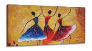 Quadro Decorativo Sala Quarto Abstrato Dança Espanha em Tecido canvas 130x60