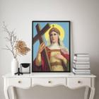 Quadro Decorativo Santa Helena 33X24Cm - Com Vidro