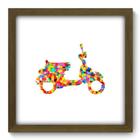 Quadro Decorativo - Scooter - 33cm x 33cm - 457qddm