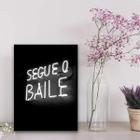 Quadro Decorativo Segue O Baile 33X24Cm