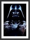 Quadro Decorativo Star Wars Darth Vader Geek Quartos Salas Decorações Com Moldura