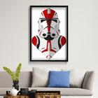 Quadro Decorativo Storm Trooper 50x70 cm Placa Decorativa em MDF para Decoração de interiores