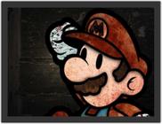 Quadro Decorativo Jogo Super Mario Yoshi 2 Peças M2