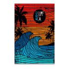 Quadro Decorativo Surf Vintage Long Beach Surfista Retrô