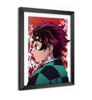 Quadro Anime Demon Slayer Desenho Com Moldura G01 - Vital Quadros Do Brasil  - Quadro Decorativo - Magazine Luiza