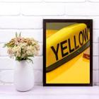 Quadro Decorativo Taxi Yellow 45X34Cm