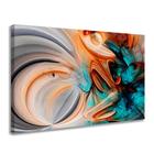 Quadro Decorativo Tela Abstrata Moderna Cores Vivas Linha Premium