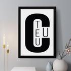 Quadro Decorativo Teu C(e)u 45x34cm