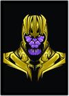 Quadro Decorativo Thanos Super Heróis Com Moldura G02