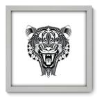 Quadro Decorativo - Tigre - 33cm x 33cm - 063qdsb