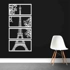 Quadro Decorativo Torre Eiffel Paris Vazado - Mdf 3Mm 003