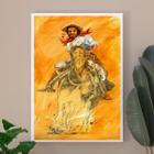 Quadro Decorativo Umbanda Boiadeiro 45x34cm - com vidro