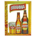 Quadro Decorativo Vazado Brahma Área Laser 25x33 Mdf Madeira